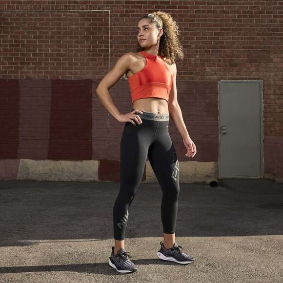 Nike US 9 Womens Oreo Black/Black-White InfinityRN 4 Low Top Running Sneaker - Picture 3 of 14